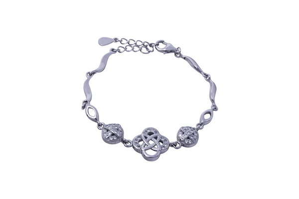 Elegance in Motion Silver Bracelet