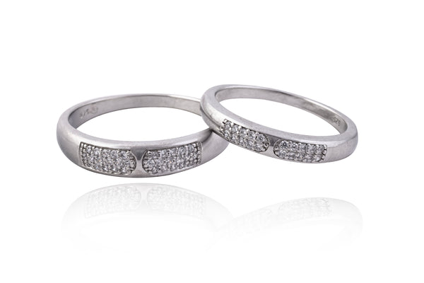 Dazzling Crystal Silver Ring