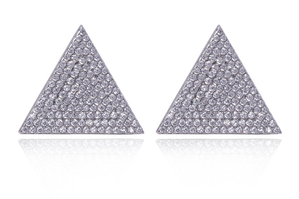 Diamond Essence Silver Studs