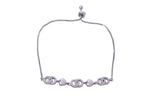 925 Silver Dazzling Chain Link Bracelet