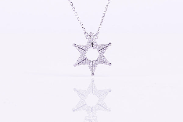 Hayasa's Silver 92.5 Magnetic Star Chain