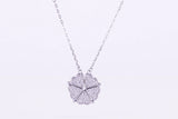 925 silver Magnetica floral pendant