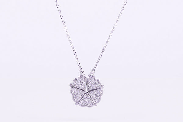 925 silver Magnetica floral pendant