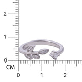 Graceful Nature Silver Ring for Women