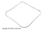 Versatile Dual-Pattern Silver Chain