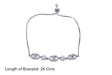 925 Silver Dazzling Chain Link Bracelet