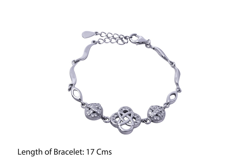 Elegance in Motion Silver Bracelet