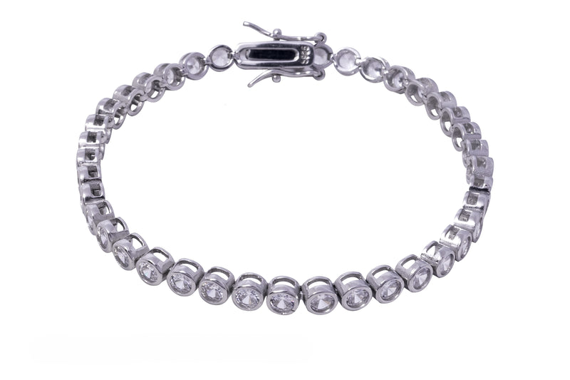 925 Silver Radiant Round Silver Bracelet