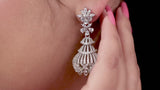 Radiant Silver Drop Earrings