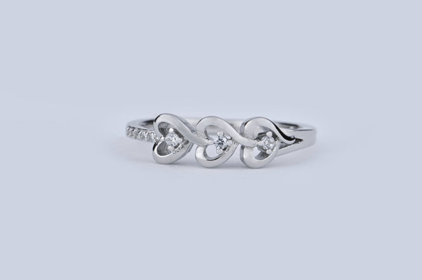 Triple Heart Ring